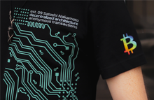 Load image into Gallery viewer, Bitcoin Crypto Tee - Blockchain Graphic T-Shirt - Ethereum Dogecoin Trader Gift - BTC Enthusiast Shirt - Mens Adult Ethereum Tee