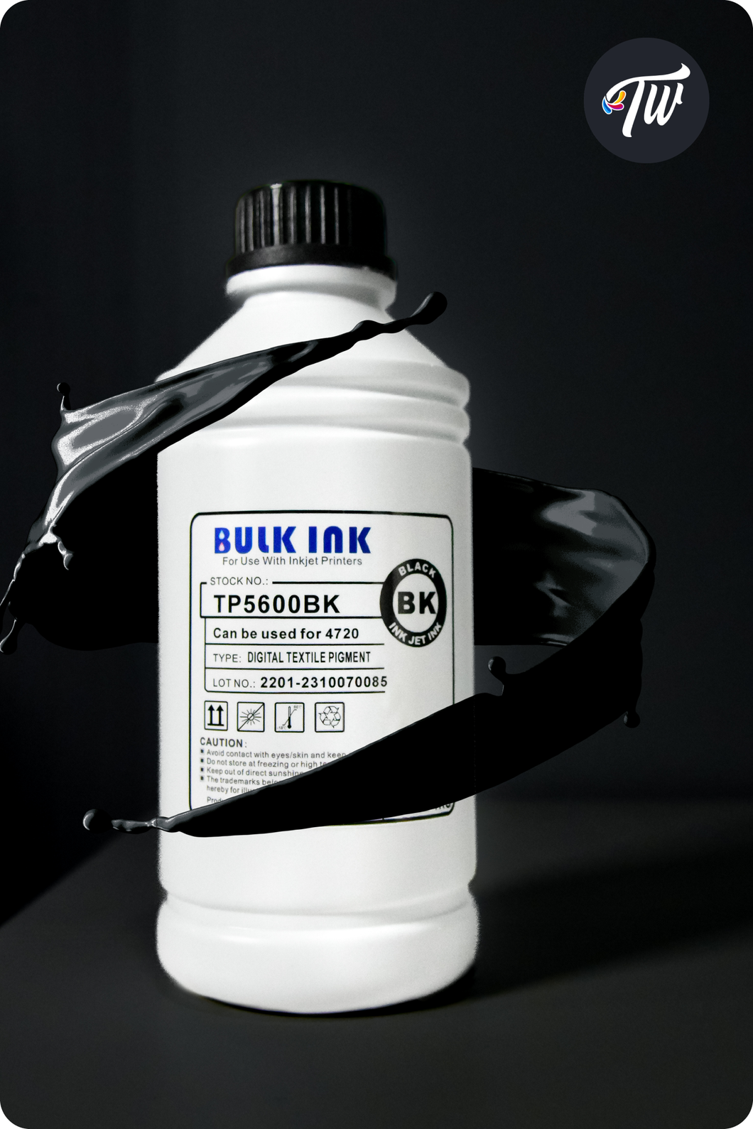 DTF Black Ink - Direct to Film InkBank 💧 5600BK