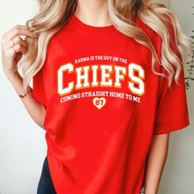 Load image into Gallery viewer, Karma Is The Guy On The Chiefs Soft Tee
