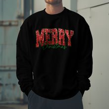 Load image into Gallery viewer, Merry Christmas Sweater - Cozy Holiday Sweatshirt - Festive Christmas Pullover for Winter Cheer
