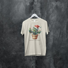 Load image into Gallery viewer, Merry Cactmus Shirt - Festive Cactus Christmas Tee - Funny Holiday Graphic T-Shirt
