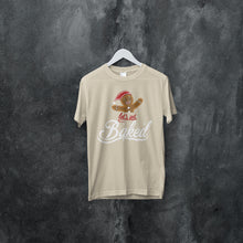 Load image into Gallery viewer, Half-Baked Gingerbread Man Shirt - Funny Christmas Tee - Hilarious Holiday Graphic T-Shirt
