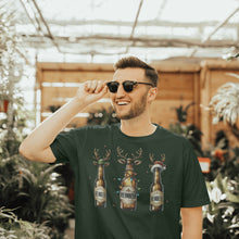 Load image into Gallery viewer, Reinbeer Christmas Shirt - Funny Beer Lover Holiday Tee - Reindeer Pun Graphic T-Shirt
