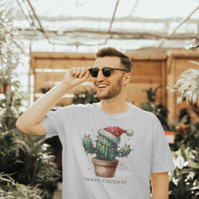 Load image into Gallery viewer, Merry Cactmus Shirt - Festive Cactus Christmas Tee - Funny Holiday Graphic T-Shirt
