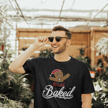 Load image into Gallery viewer, Half-Baked Gingerbread Man Shirt - Funny Christmas Tee - Hilarious Holiday Graphic T-Shirt
