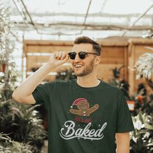 Load image into Gallery viewer, Half-Baked Gingerbread Man Shirt - Funny Christmas Tee - Hilarious Holiday Graphic T-Shirt
