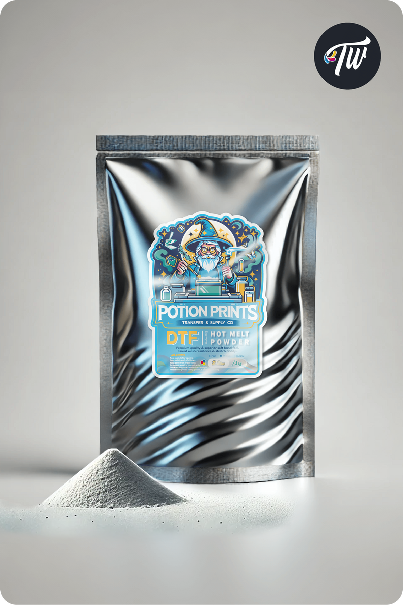 DTF Transfer Powder - White DTF Adhesive Powder for All DTF Printers ...