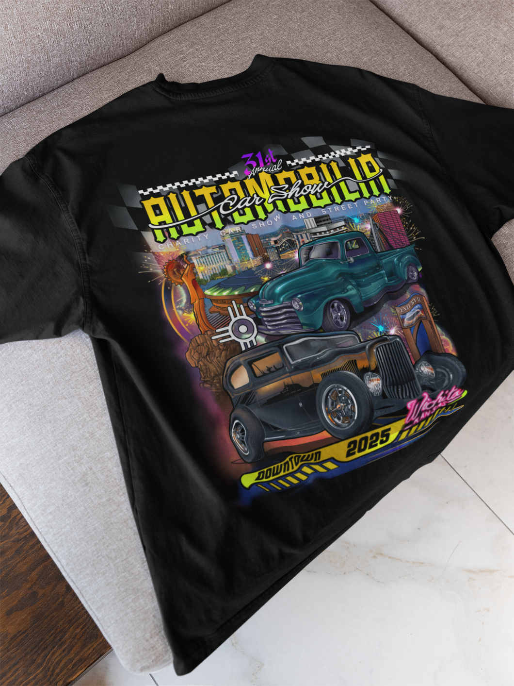 Automobilia Moonlight 31st Annual - Black Tee