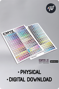 CMYK Color Swatch Chart