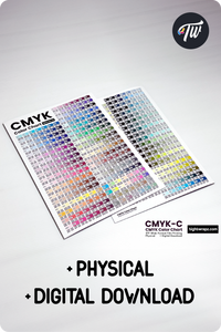 CMYK Color Swatch Chart