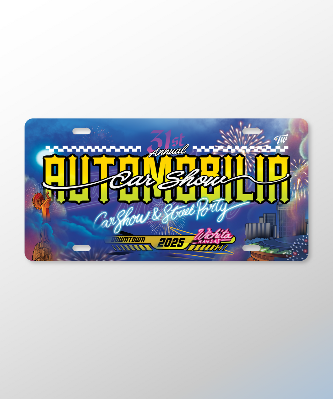 License Plate - Automobilia Moonlight 31st Annual
