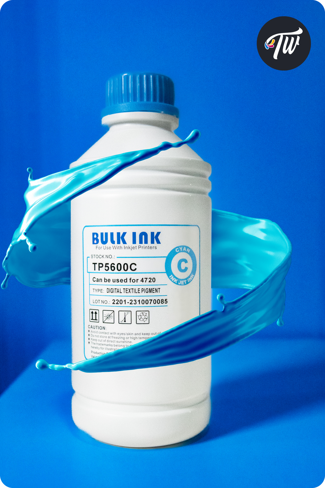 DTF Cyan Ink - Direct to Film InkBank 💧 5600C