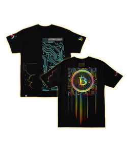 Bitcoin Crypto Tee - Blockchain Graphic T-Shirt - Ethereum Dogecoin Trader Gift - BTC Enthusiast Shirt - Mens Adult Ethereum Tee