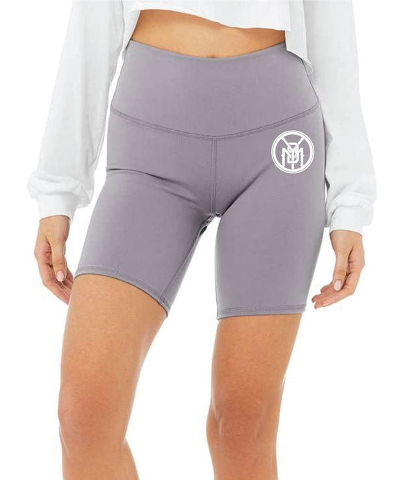YBM Logo Biker Shorts - Tightwrapz Print Shop - Womens
